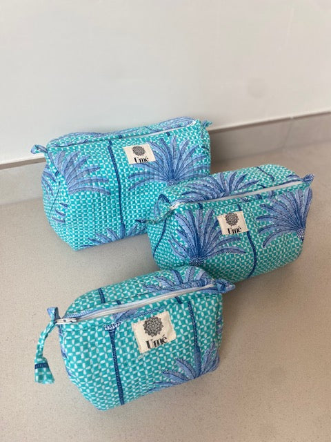 Toilettas Palmtree Aqua