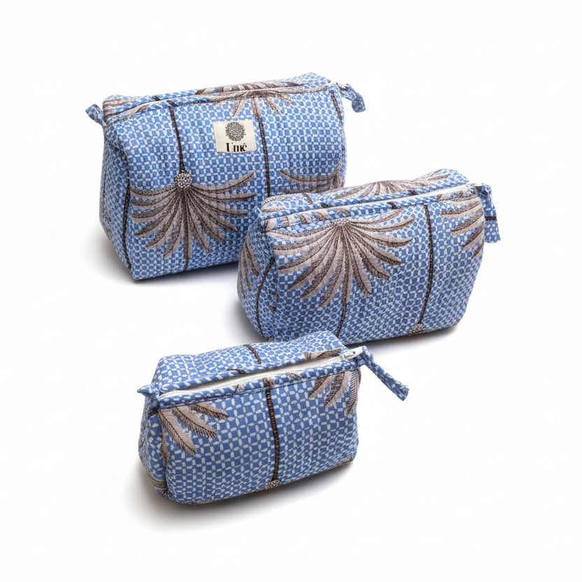 Toilettas Palmtree Blue