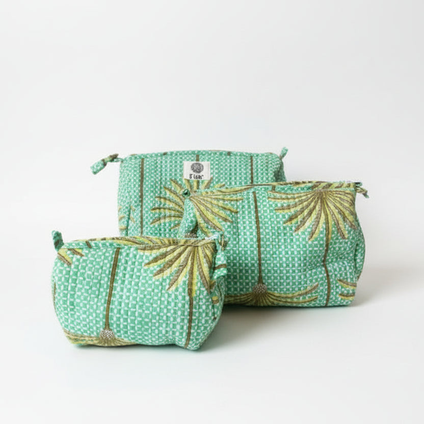 Toilettas Palmtree Green