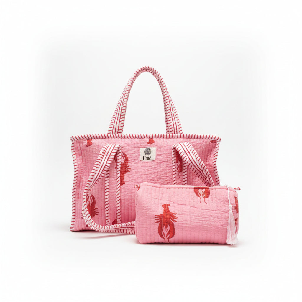 Midi draagtas roze 🦞