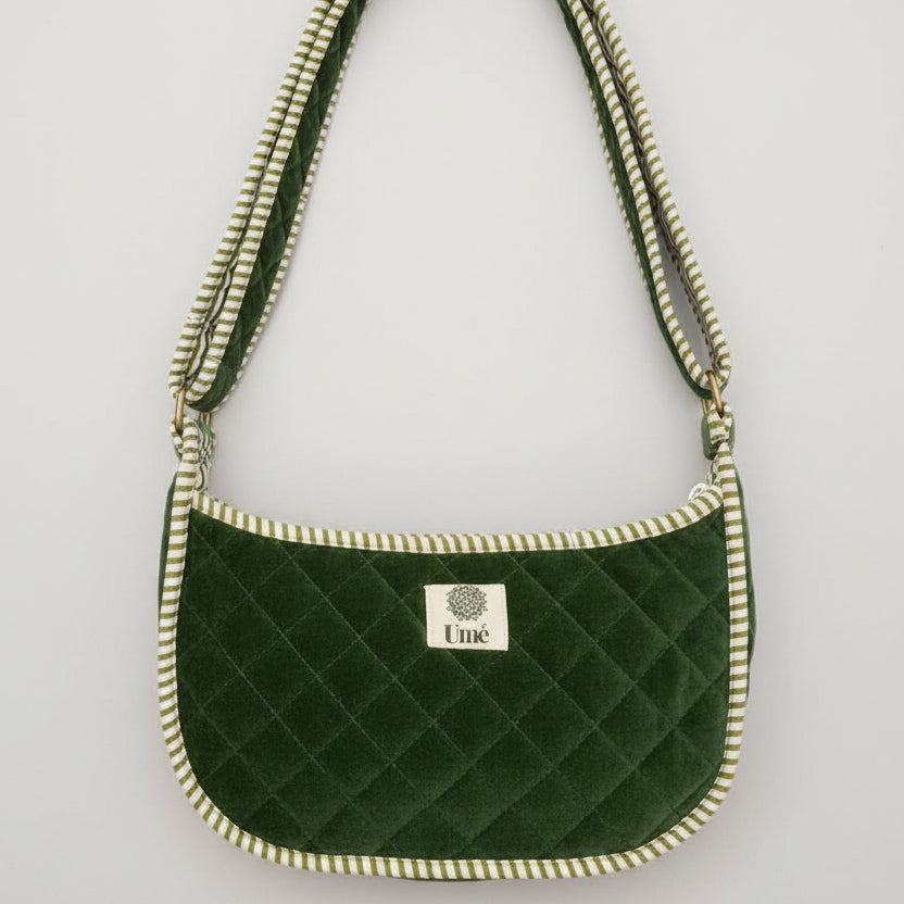 Mini Handbag - Velvet green
