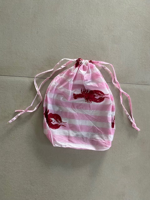 100% katoenen pyjama - Pink Striped Lobster 🦞