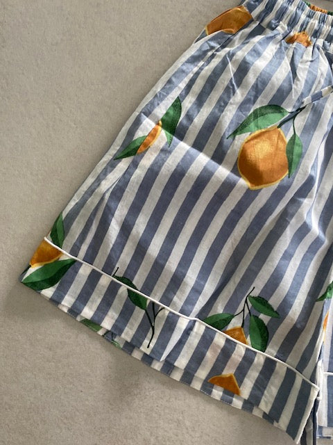 100% katoenen pyjama - Blue Lemon 🍋