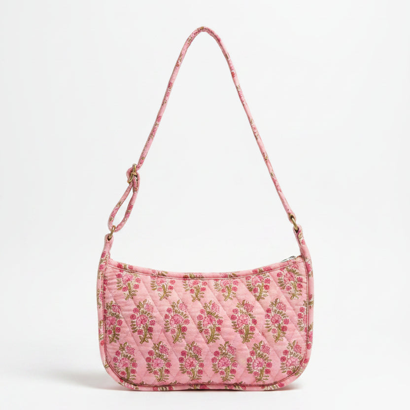 Mini Handbag - Pink Flower