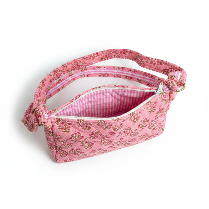 Mini Handbag - Pink Flower